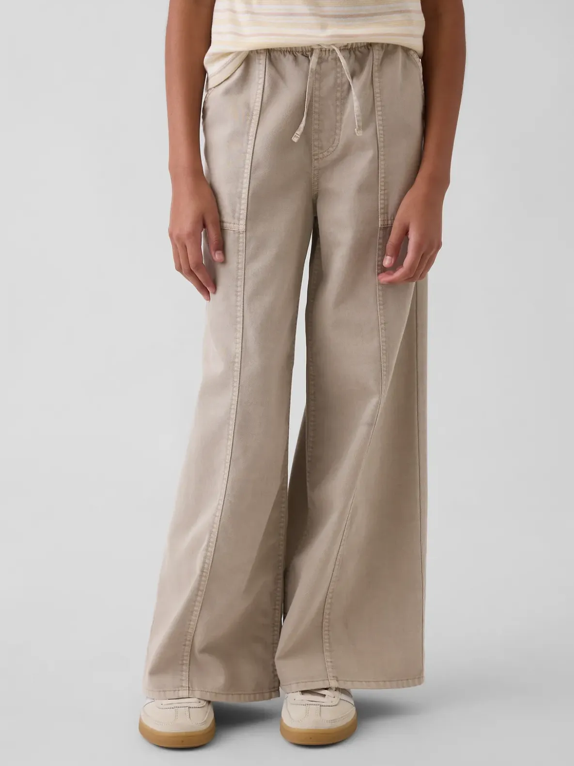 Kids Twill Baggy Pants