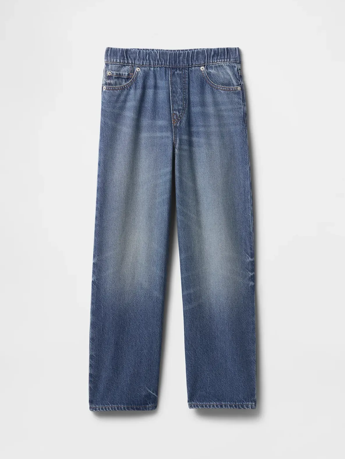 Kids UltraSoft Pull-On Baggy Jeans