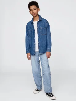 Kids UltraSoft Pull-On Baggy Jeans