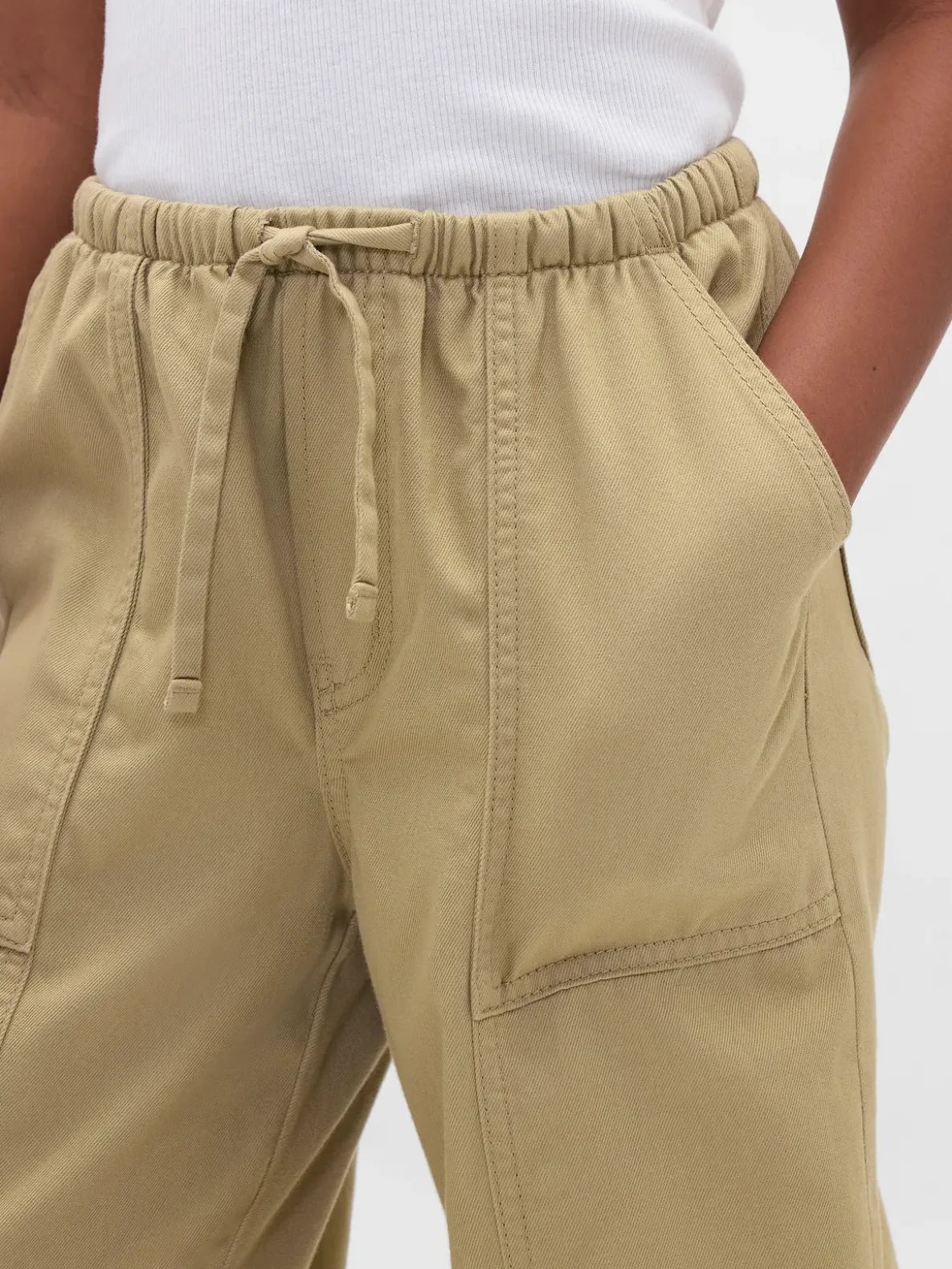 Kids Uniform Easy Wide-Leg Pants