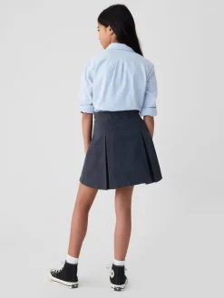 Kids Uniform Pleated Khaki Skort