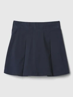 Kids Uniform Pleated Khaki Skort