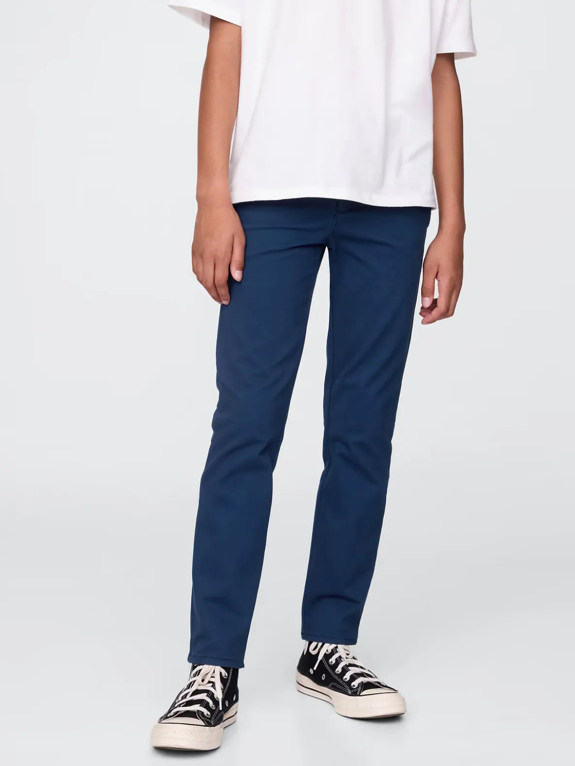 Kids Uniform Skinny Khakis