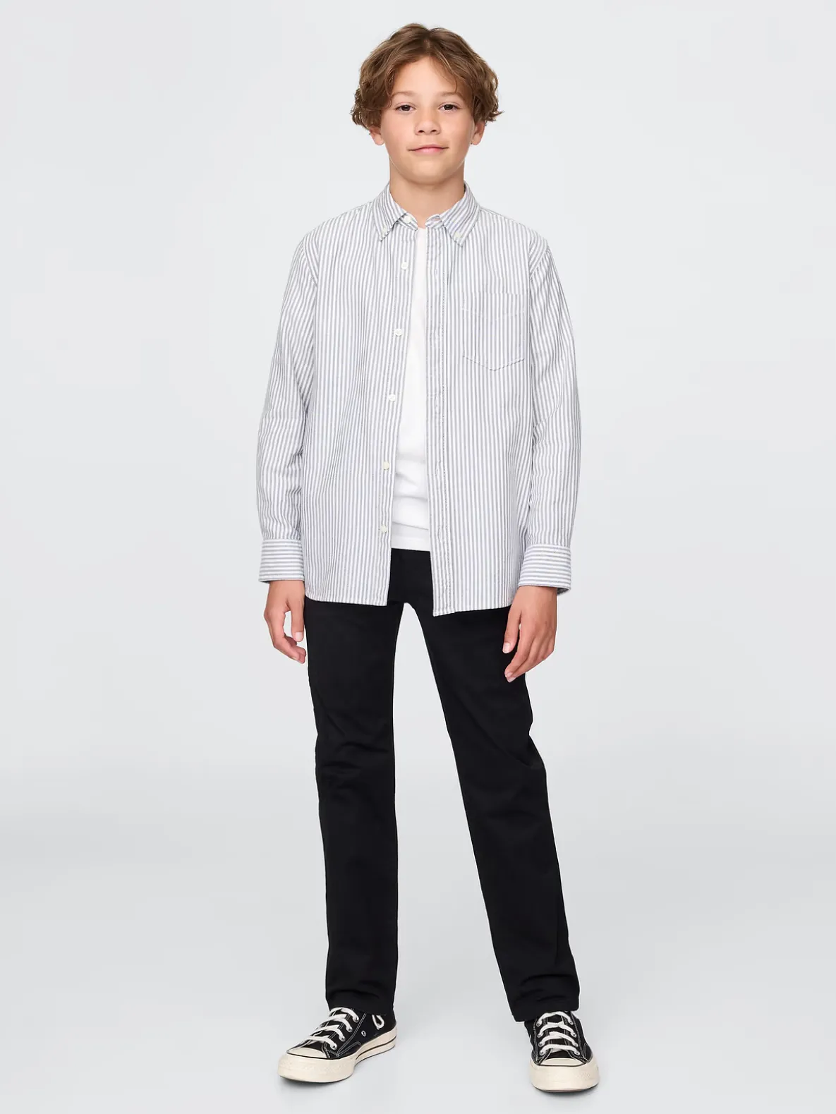 Kids Uniform Straight-Fit Stretch Khakis