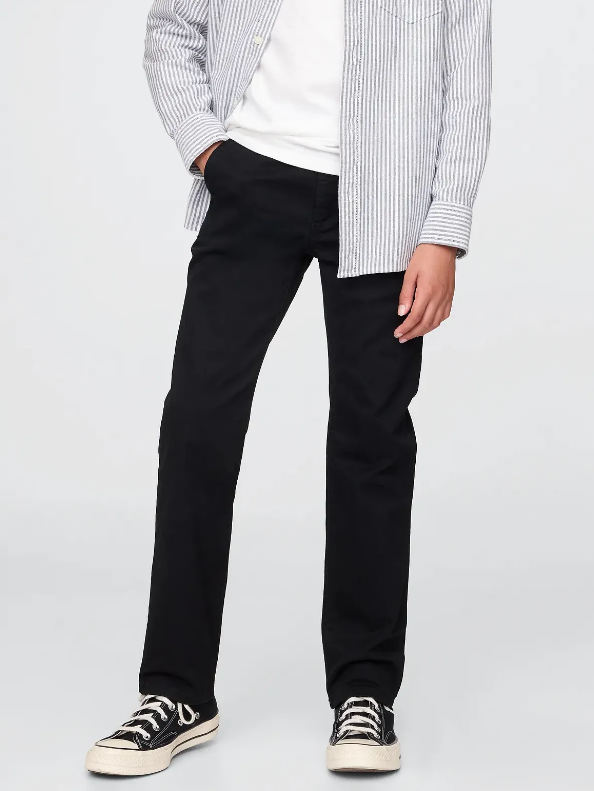 Kids Uniform Straight-Fit Stretch Khakis