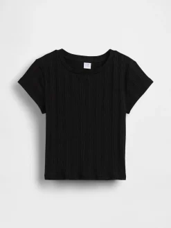 Kids Variegated Rib Fitted T-Shirt