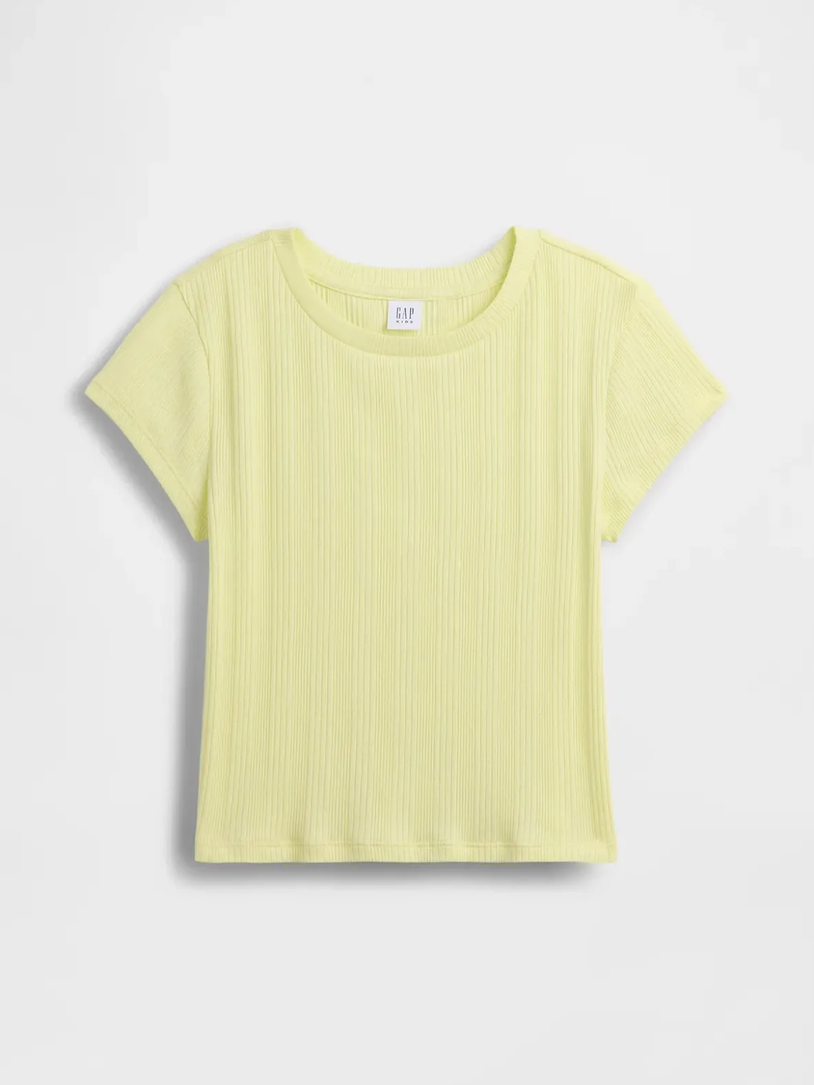 Kids Variegated Rib Fitted T-Shirt
