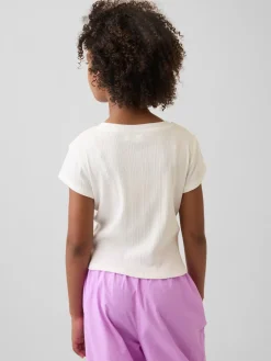 Kids Variegated Rib Fitted T-Shirt