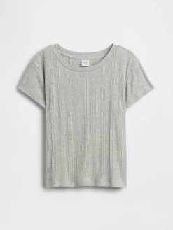 Kids Variegated Rib Fitted T-Shirt
