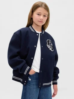 Kids Varsity Logo Bomber Jacket