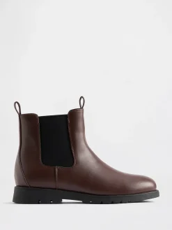 Kids Vegan Leather Chelsea Boots