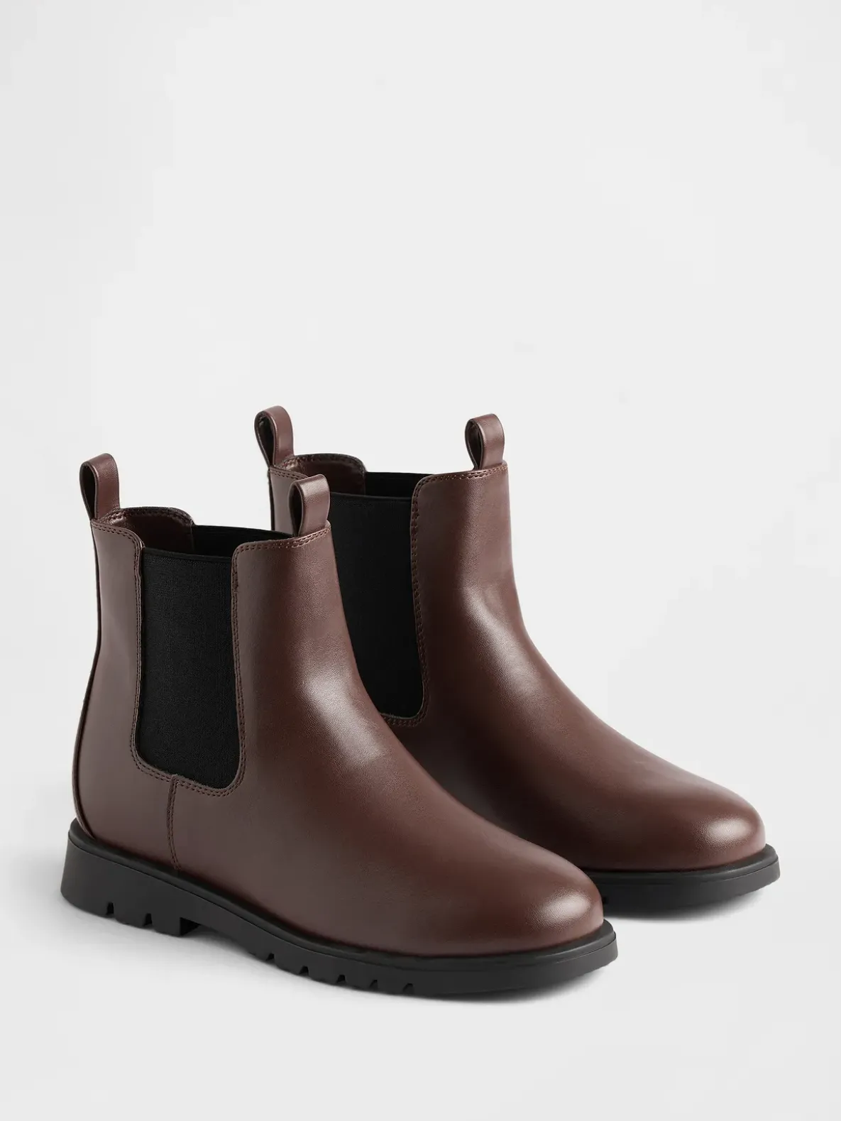 Kids Vegan Leather Chelsea Boots