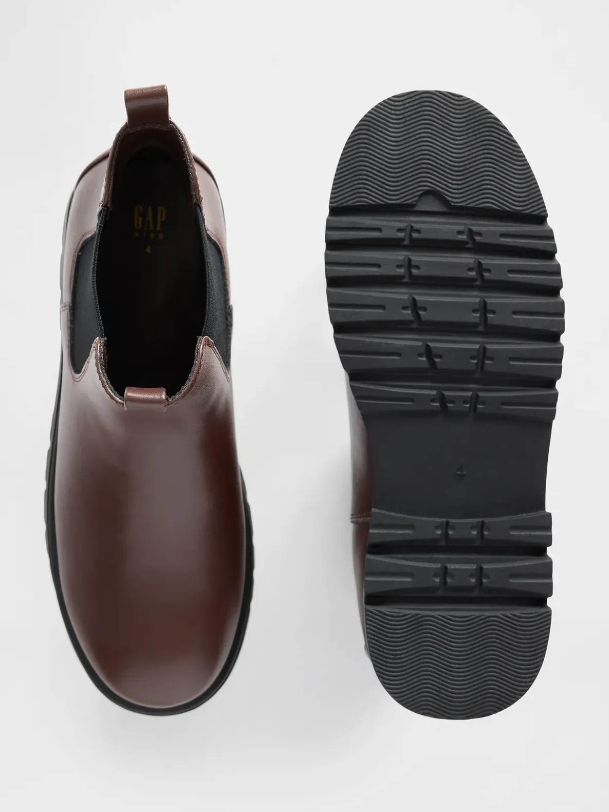Kids Vegan Leather Chelsea Boots