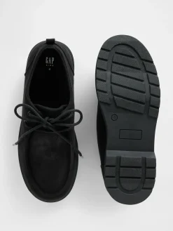 Kids Vegan Suede Loafers