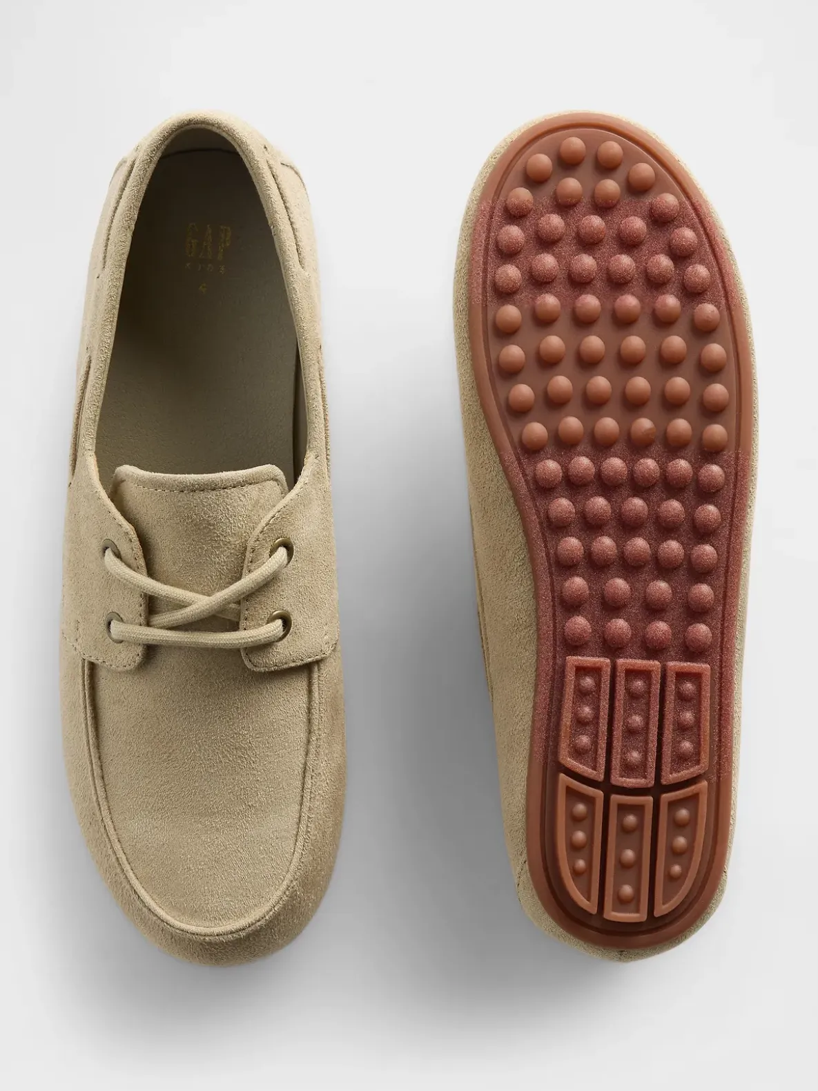 Kids Vegan Suede Loafers