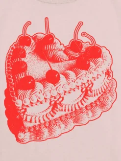 Kids Vintage Heart Cake Graphic T-Shirt