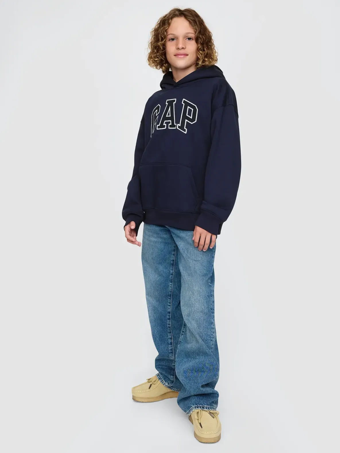 Kids VintageSoft Logo Hoodie