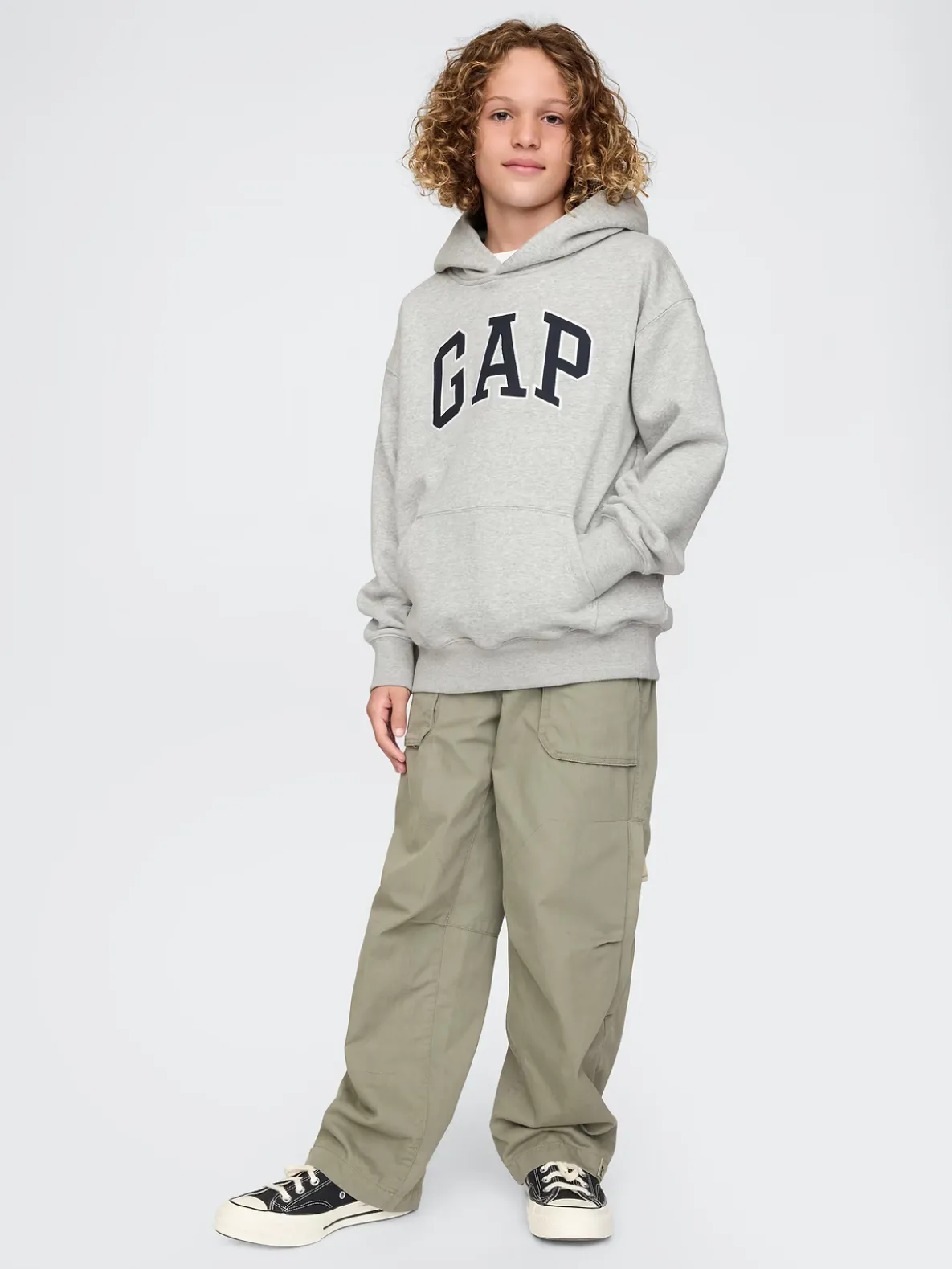 Kids VintageSoft Logo Hoodie