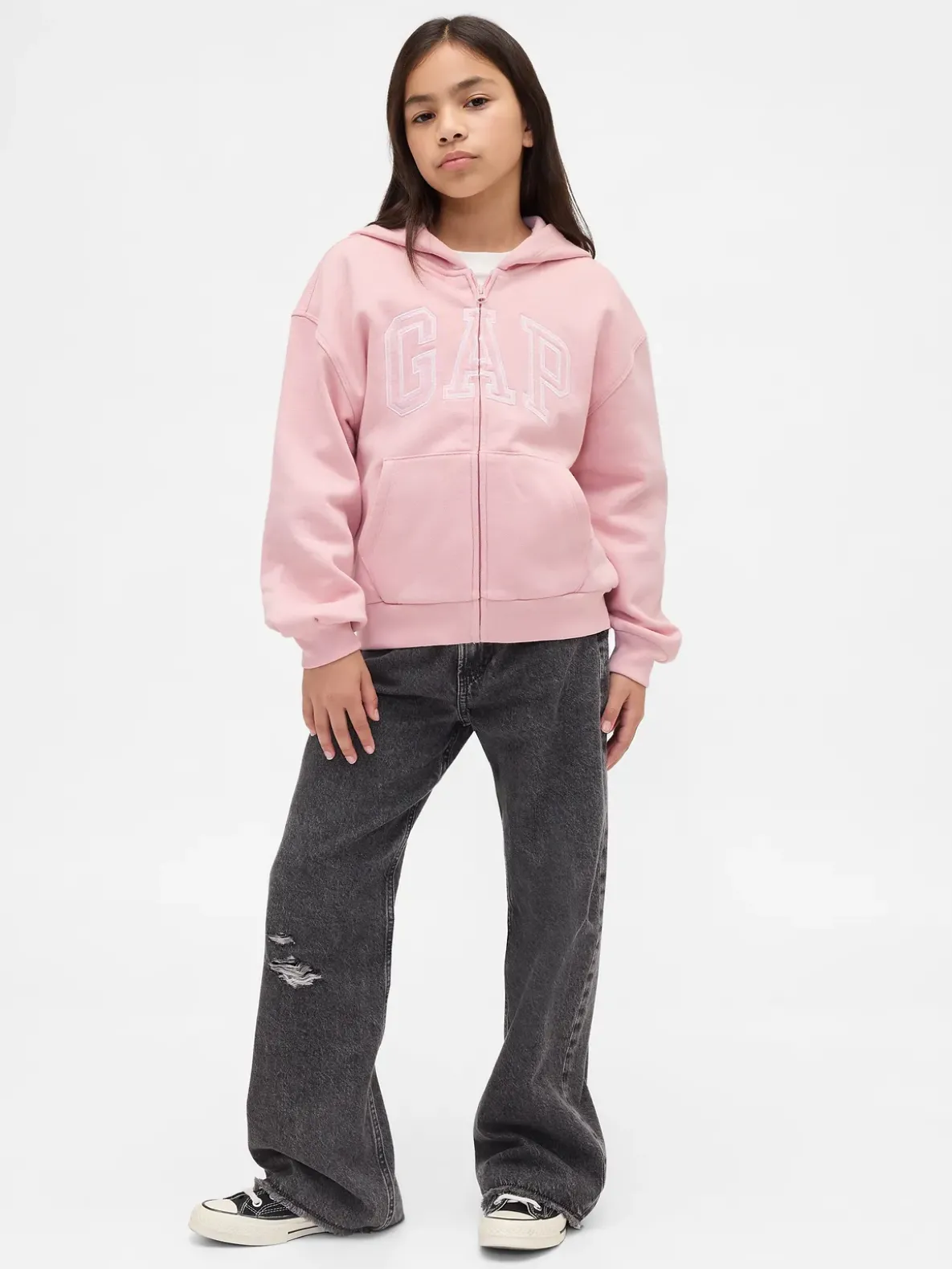 Kids VintageSoft Gap Arch Logo Hoodie