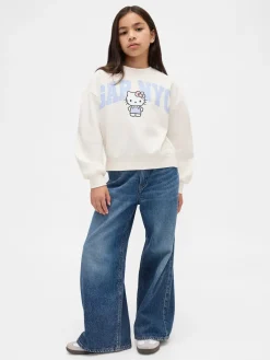 Kids VintageSoft Hello Kitty Logo Sweatshirt