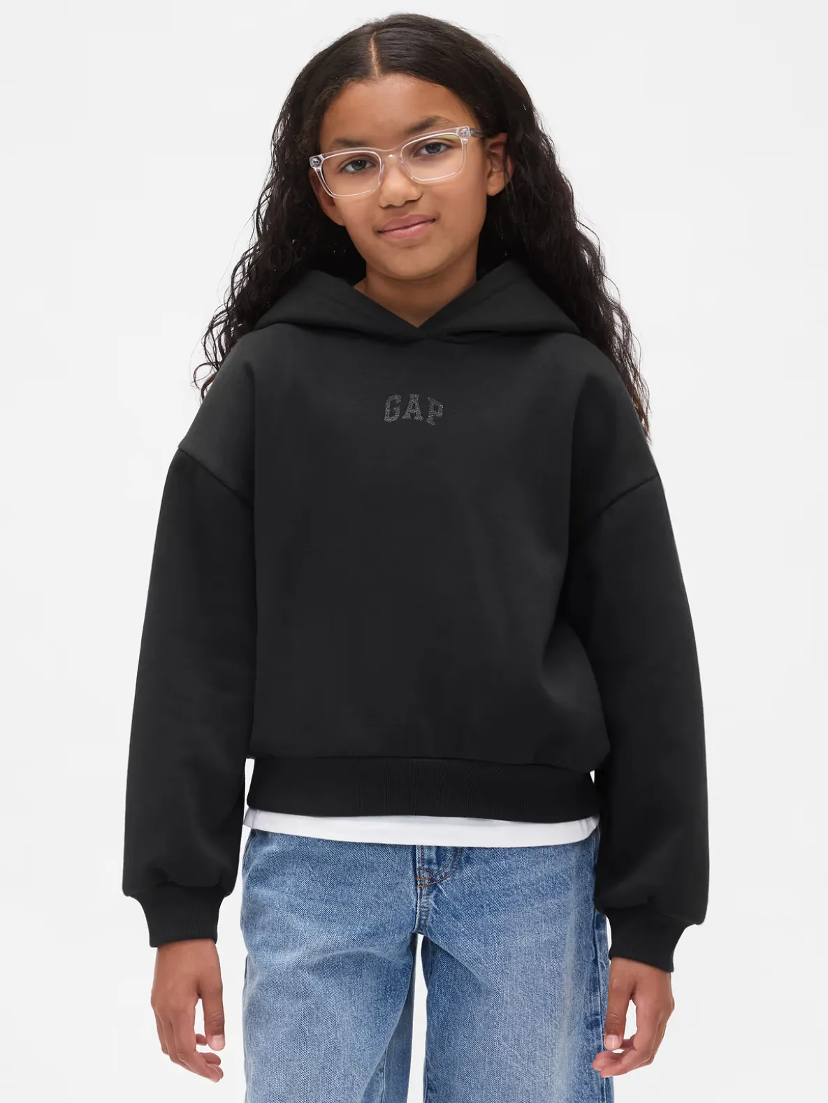 Kids VintageSoft Logo Hoodie