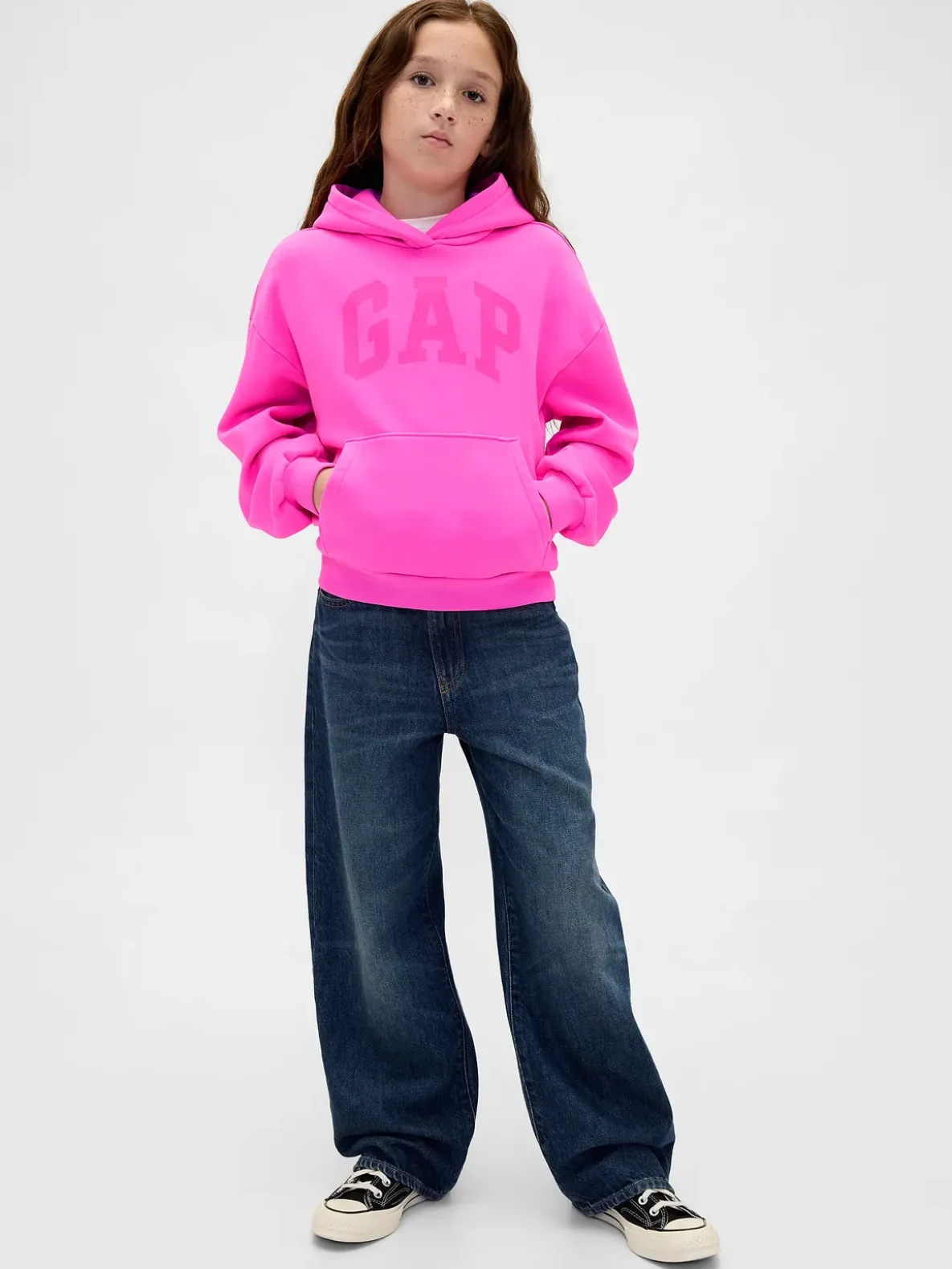 Kids VintageSoft Logo Hoodie
