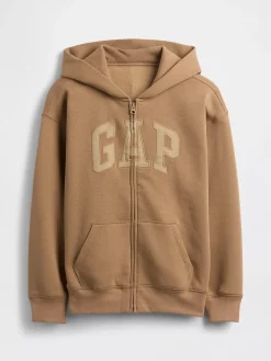Kids VintageSoft Logo Zip Hoodie