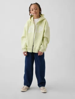 Kids VintageSoft Logo Zip Hoodie