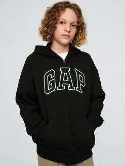 Kids VintageSoft Logo Zip Hoodie