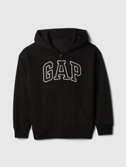 Kids VintageSoft Logo Zip Hoodie