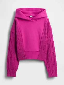 Kids VintageSoft Mixed Media Hoodie