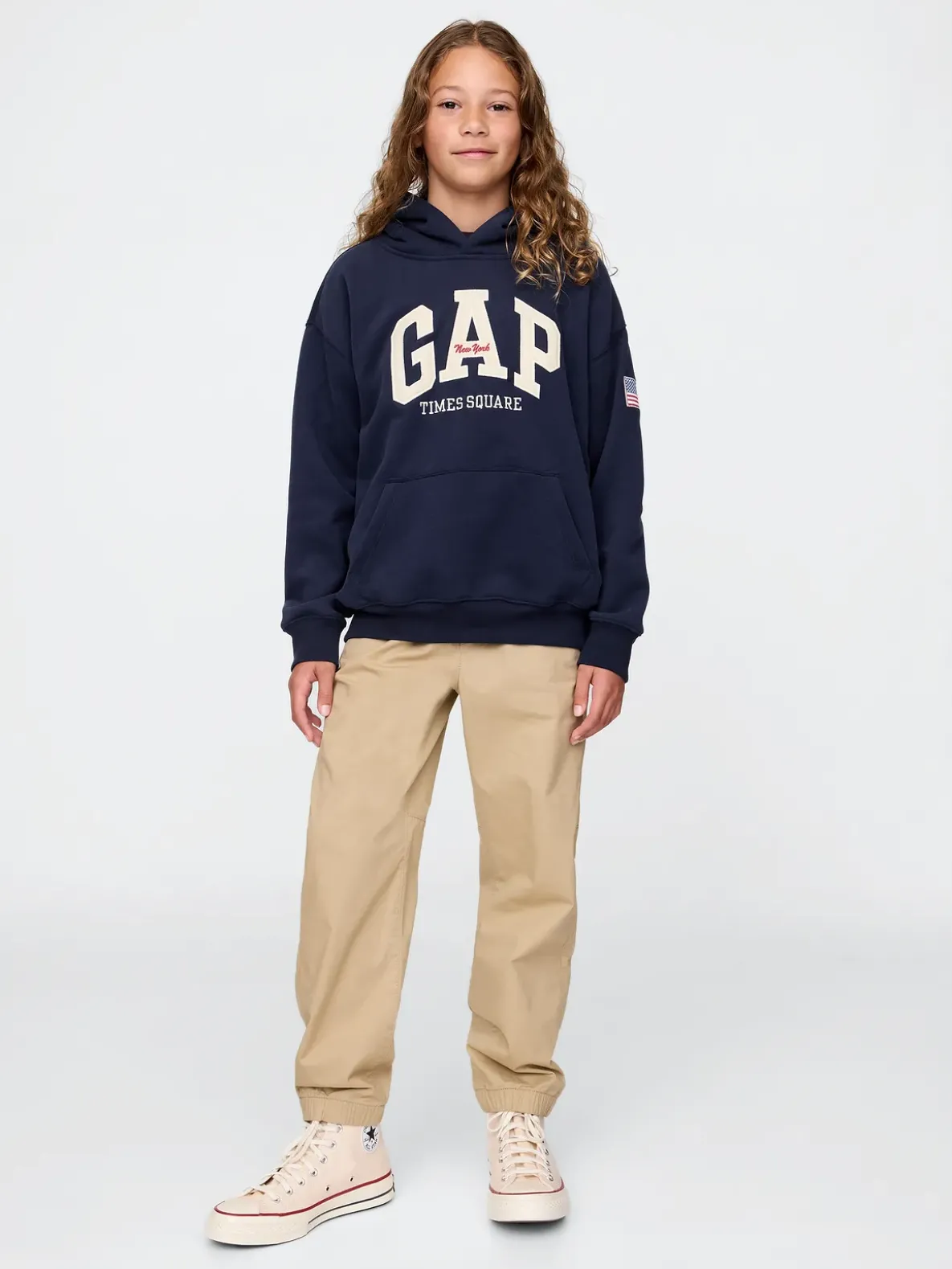 Kids VintageSoft NYC Times Square Hoodie