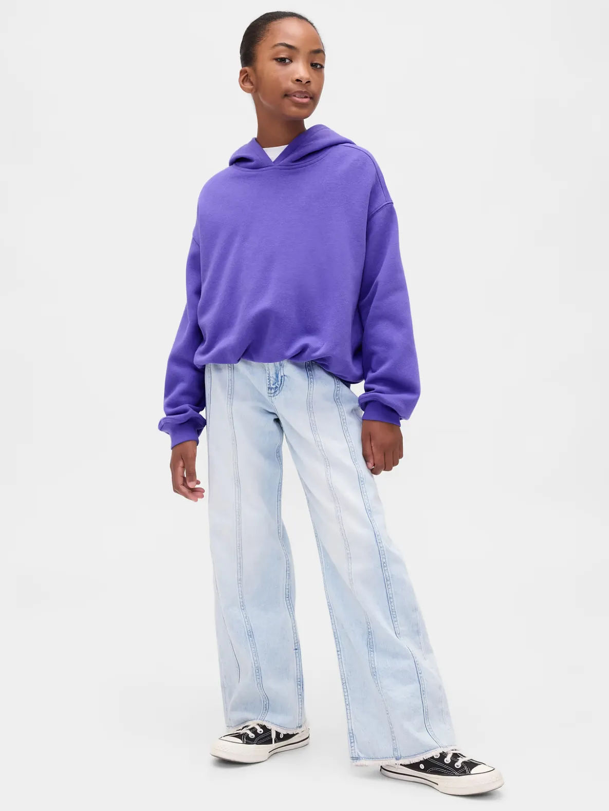 Kids VintageSoft Oversized Bubble Hoodie