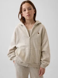 Kids VintageSoft Oversized Zip Hoodie