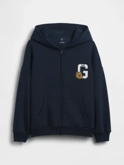 Kids VintageSoft Oversized Zip Hoodie