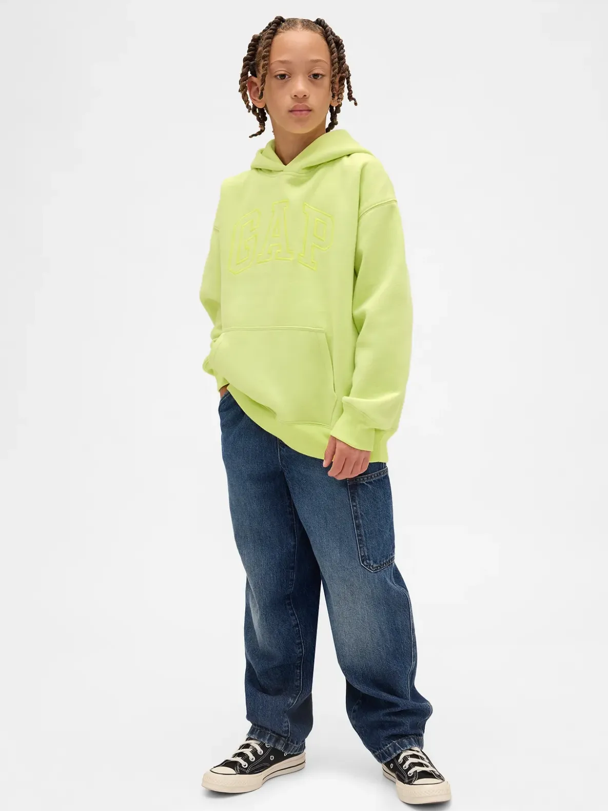 Kids VintageSoft Relaxed Logo Hoodie