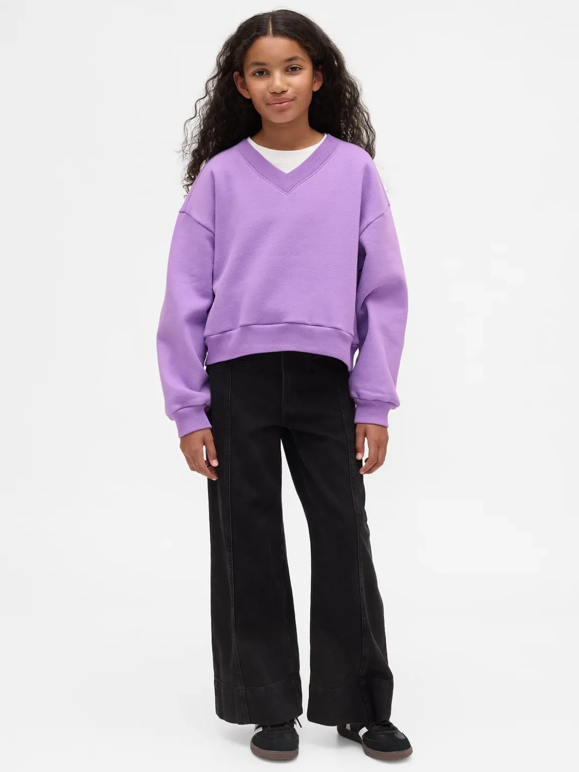 Kids VintageSoft Relaxed V-Neck Sweatshirt