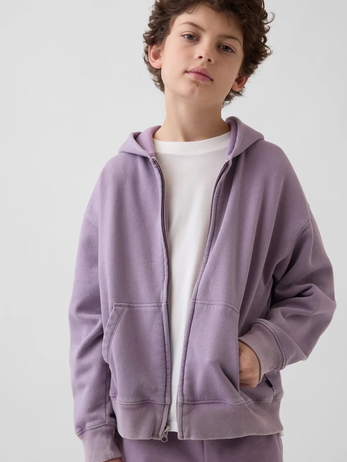 Kids VintageSoft Relaxed Zip Hoodie