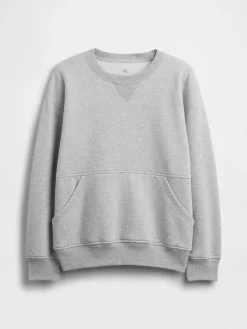 Kids VintageSoft Relaxed Crewneck Pocket Sweatshirt
