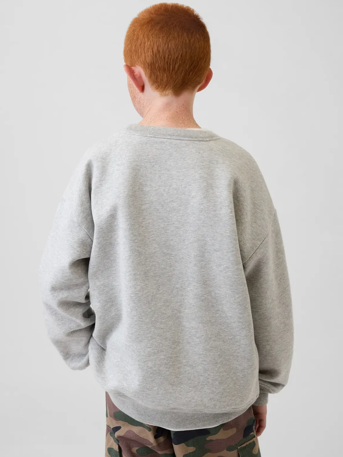 Kids VintageSoft Relaxed Crewneck Pocket Sweatshirt