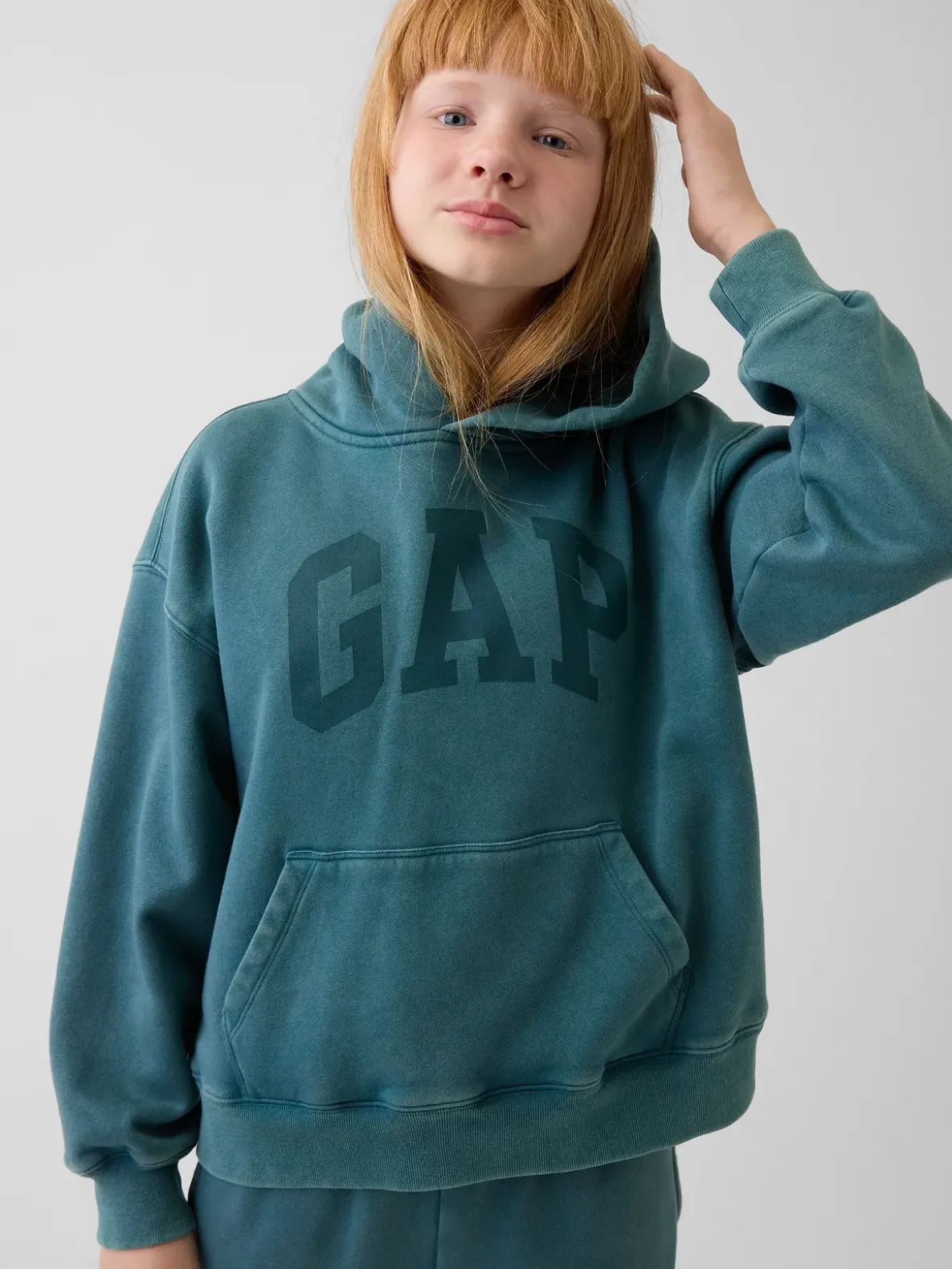 Kids VintageSoft Relaxed Logo Hoodie