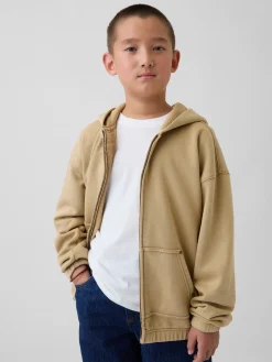 Kids VintageSoft Relaxed Zip Hoodie