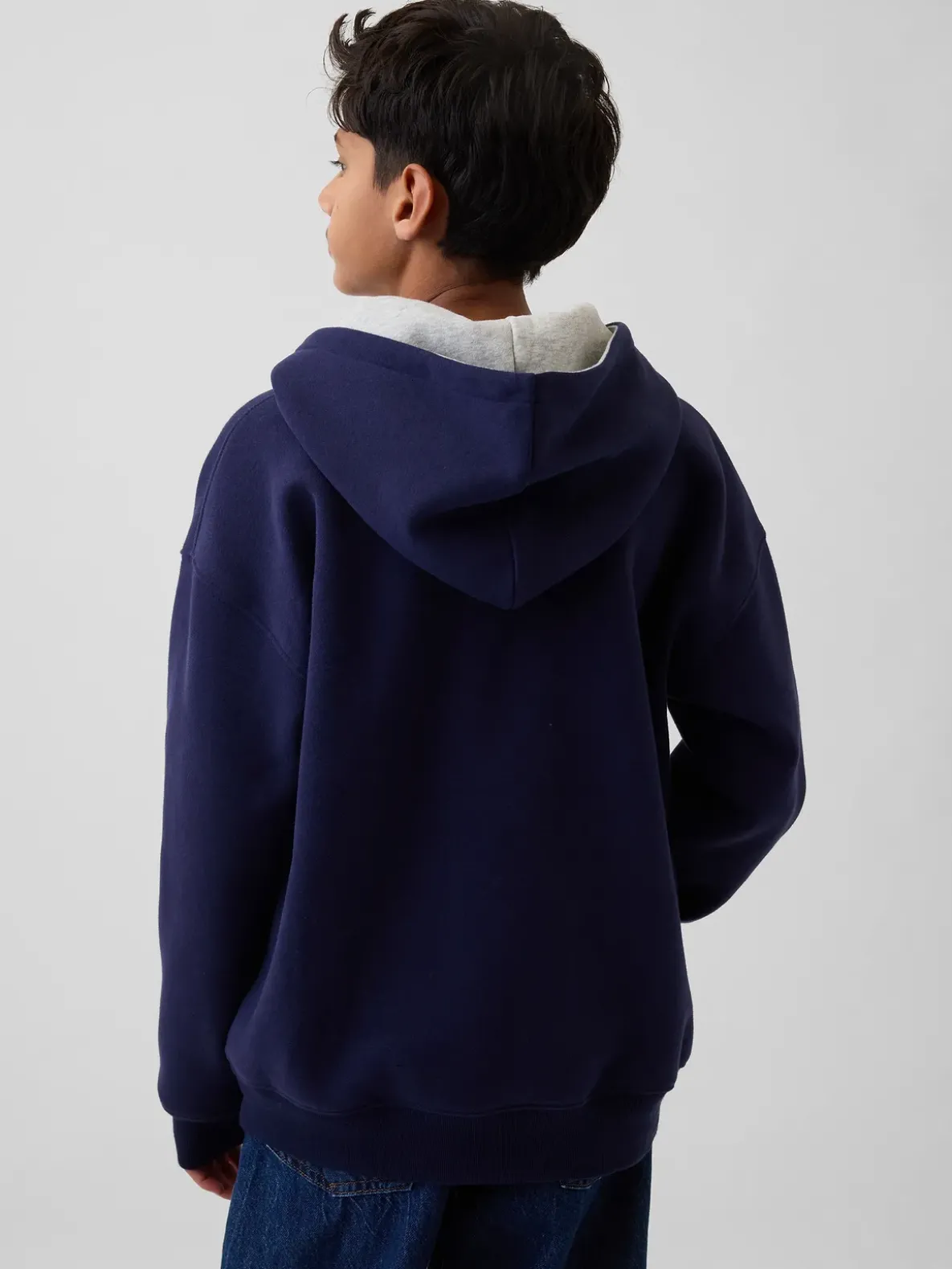Kids VintageSoft Relaxed Henley Hoodie