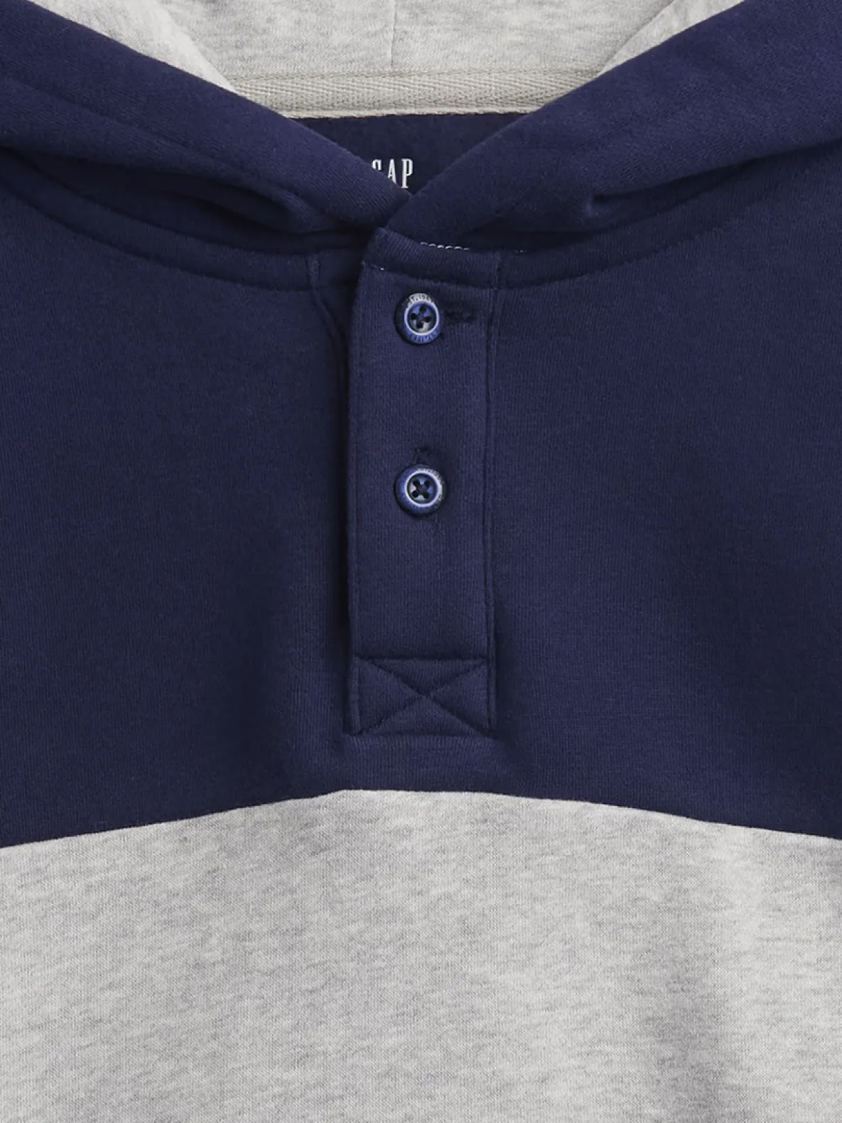 Kids VintageSoft Relaxed Henley Hoodie