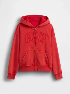 Kids VintageSoft Relaxed Logo Zip Hoodie