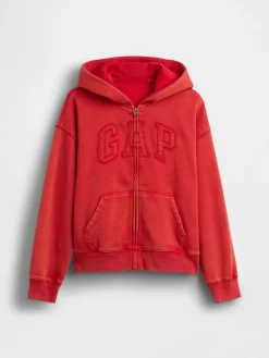 Kids VintageSoft Relaxed Logo Zip Hoodie