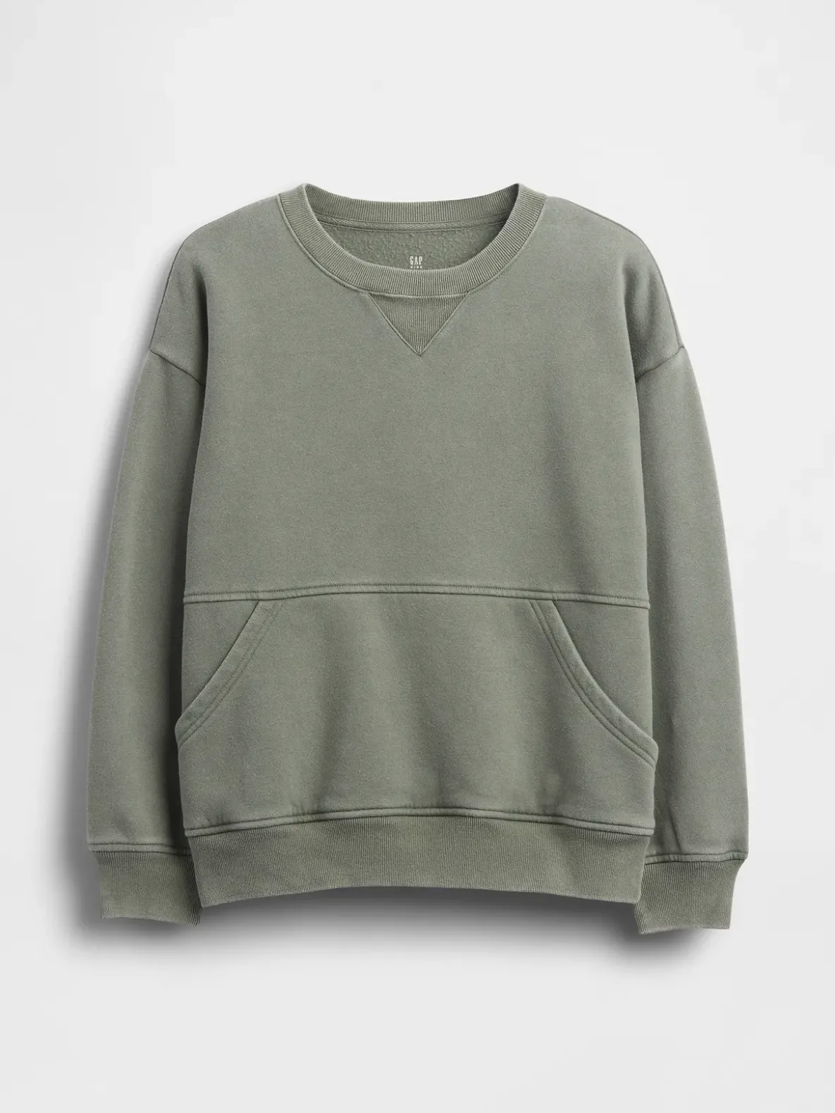Kids VintageSoft Relaxed Crewneck Pocket Sweatshirt