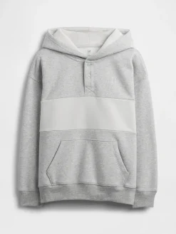 Kids VintageSoft Relaxed Henley Hoodie