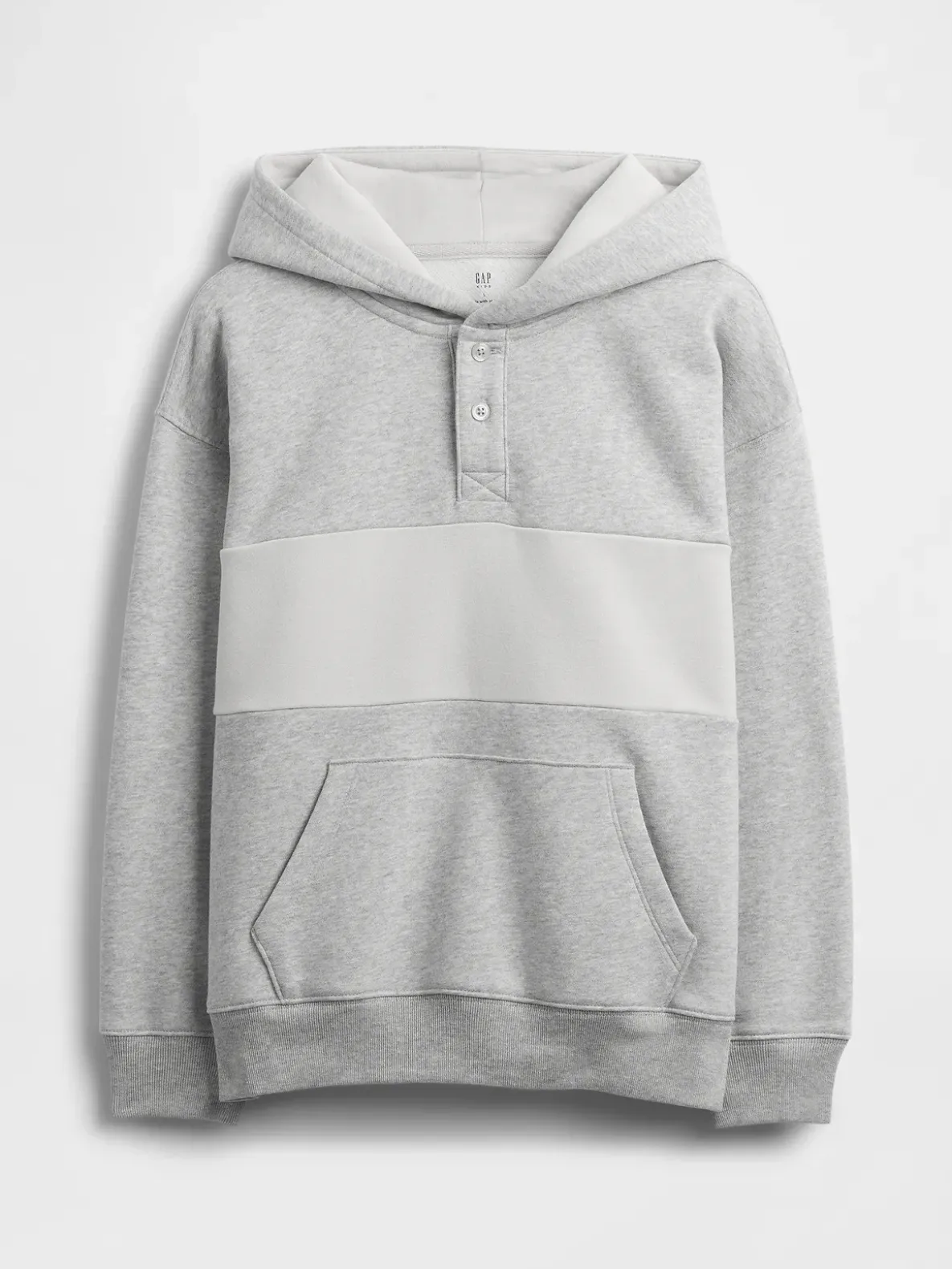 Kids VintageSoft Relaxed Henley Hoodie