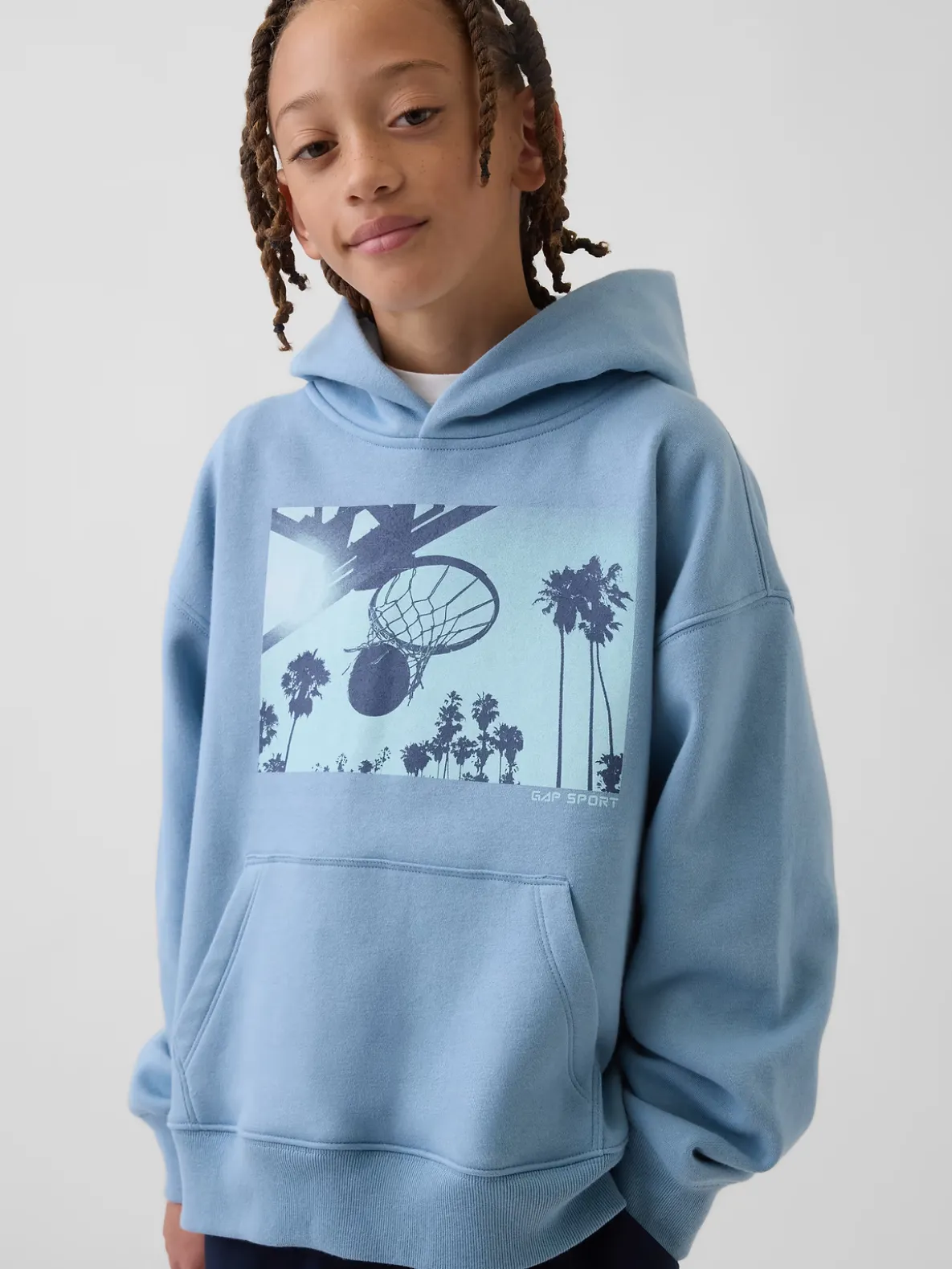 Kids VintageSoft Relaxed Graphic Hoodie